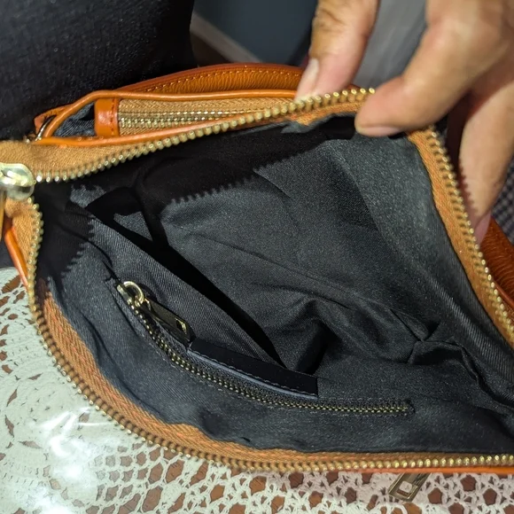 Divina FirenzeBrown Leather Handbag - Picture 6 of 7